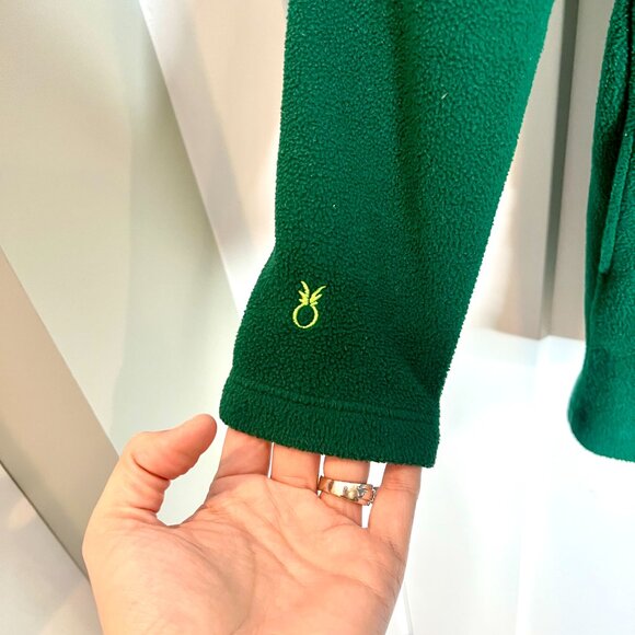 Dudley Stephens Cobble Hill Turtleneck Fleece Sweater Green Base Layer Small - Picture 4 of 7